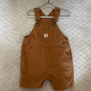 Carhartt short overalls, 12 months